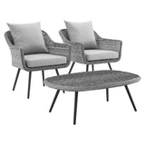 Endeavor Outdoor Patio Wicker Rattan Sectional Sofa Set - BUILDMYPLACE