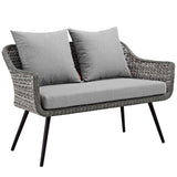 Endeavor Outdoor Patio Wicker Rattan Sectional Sofa Set - BUILDMYPLACE