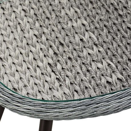 Endeavor Outdoor Patio Wicker Rattan Side Table - BUILDMYPLACE