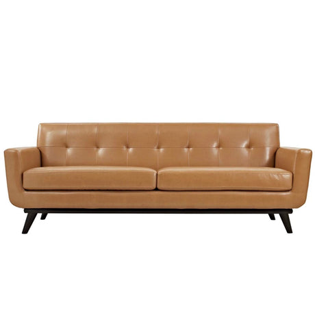 Engage Bonded Leather Sofa - BUILDMYPLACE