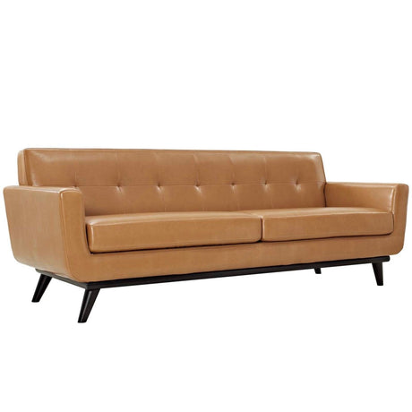 Engage Bonded Leather Sofa - BUILDMYPLACE