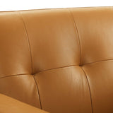 Engage Top - Grain Leather Living Room Lounge Accent Armchair - BUILDMYPLACE