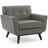 Engage Top - Grain Leather Living Room Lounge Accent Armchair - BUILDMYPLACE