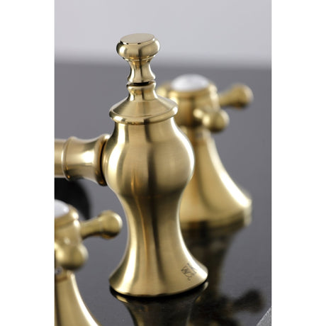 English Country 8" Deck Mount Widespread Bathroom Faucet - BUILDMYPLACE