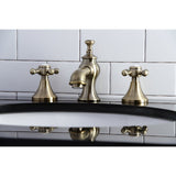 English Country 8" Deck Mount Widespread Bathroom Faucet - BUILDMYPLACE