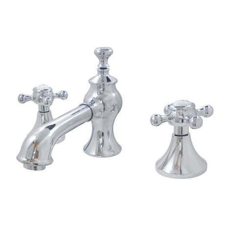 English Country 8" Deck Mount Widespread Bathroom Faucet - BUILDMYPLACE