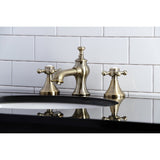 English Country 8" Deck Mount Widespread Bathroom Faucet - BUILDMYPLACE