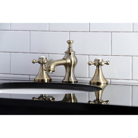 English Country 8" Deck Mount Widespread Bathroom Faucet - BUILDMYPLACE