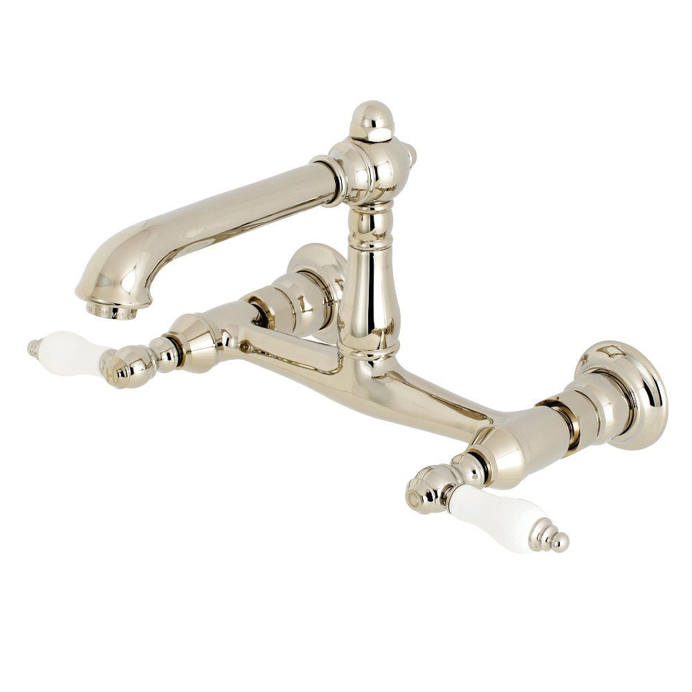 English Country Easry to Clean Wall Mount Bathroom Faucet - BUILDMYPLACE