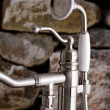 English Country Freestanding Tub Faucet With Hand Shower - BUILDMYPLACE