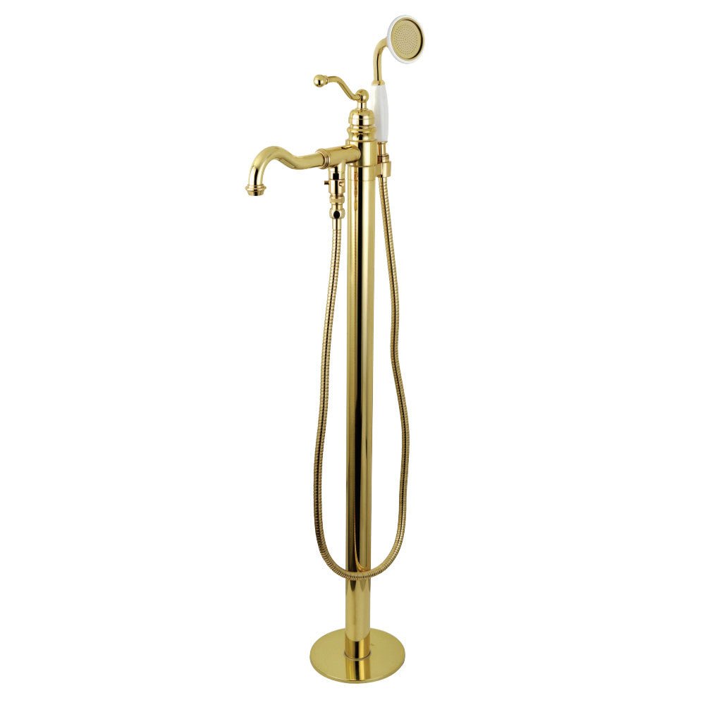 English Country Freestanding Tub Faucet With Hand Shower - BUILDMYPLACE