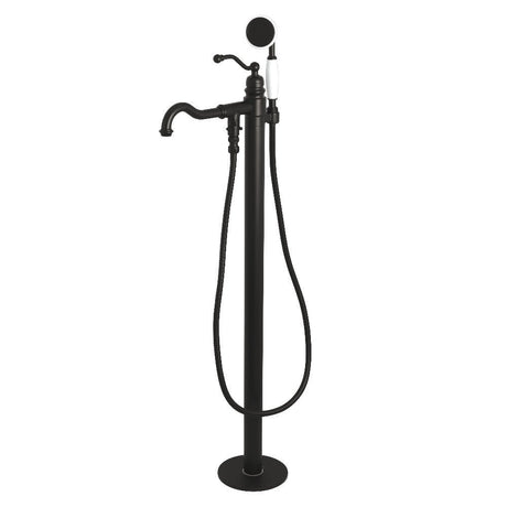 English Country Freestanding Tub Faucet With Hand Shower - BUILDMYPLACE