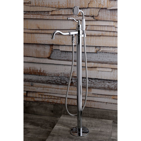 English Country Freestanding Tub Faucet With Hand Shower - BUILDMYPLACE