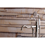 English Country Freestanding Tub Faucet With Hand Shower - BUILDMYPLACE