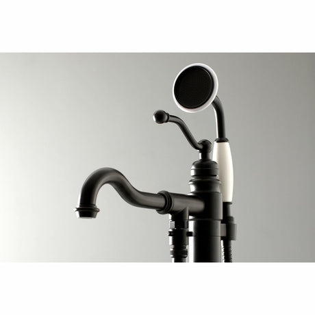 English Country Freestanding Tub Faucet With Hand Shower - BUILDMYPLACE