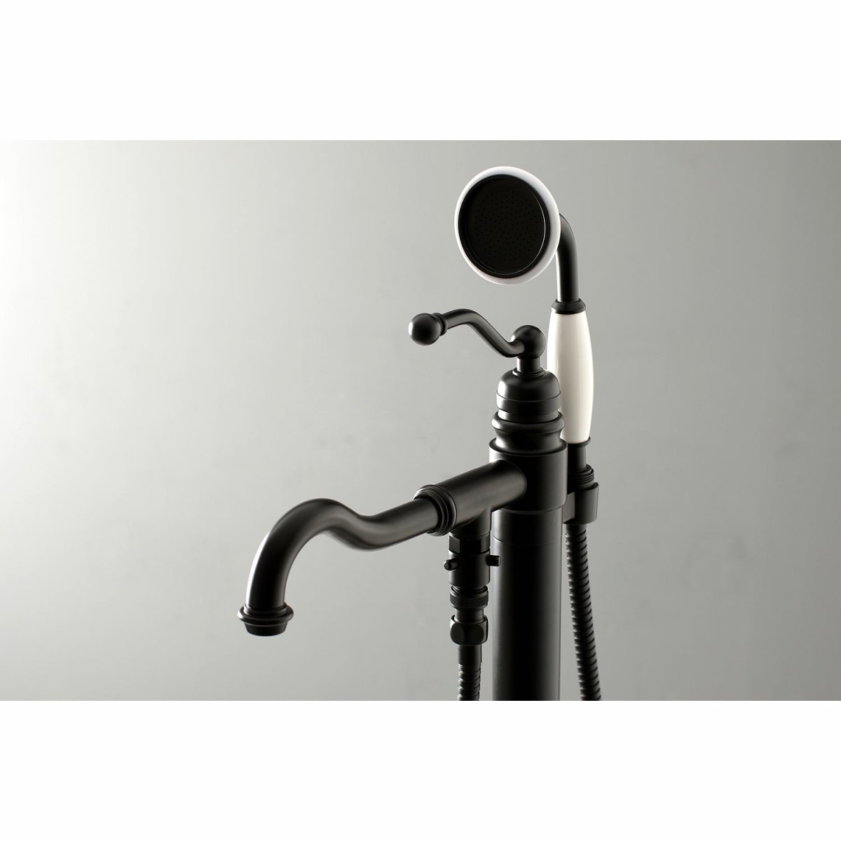 English Country Freestanding Tub Faucet With Hand Shower - BUILDMYPLACE