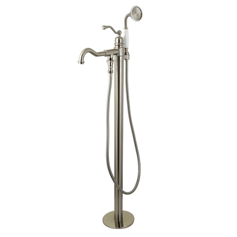 English Country Freestanding Tub Faucet With Hand Shower - BUILDMYPLACE