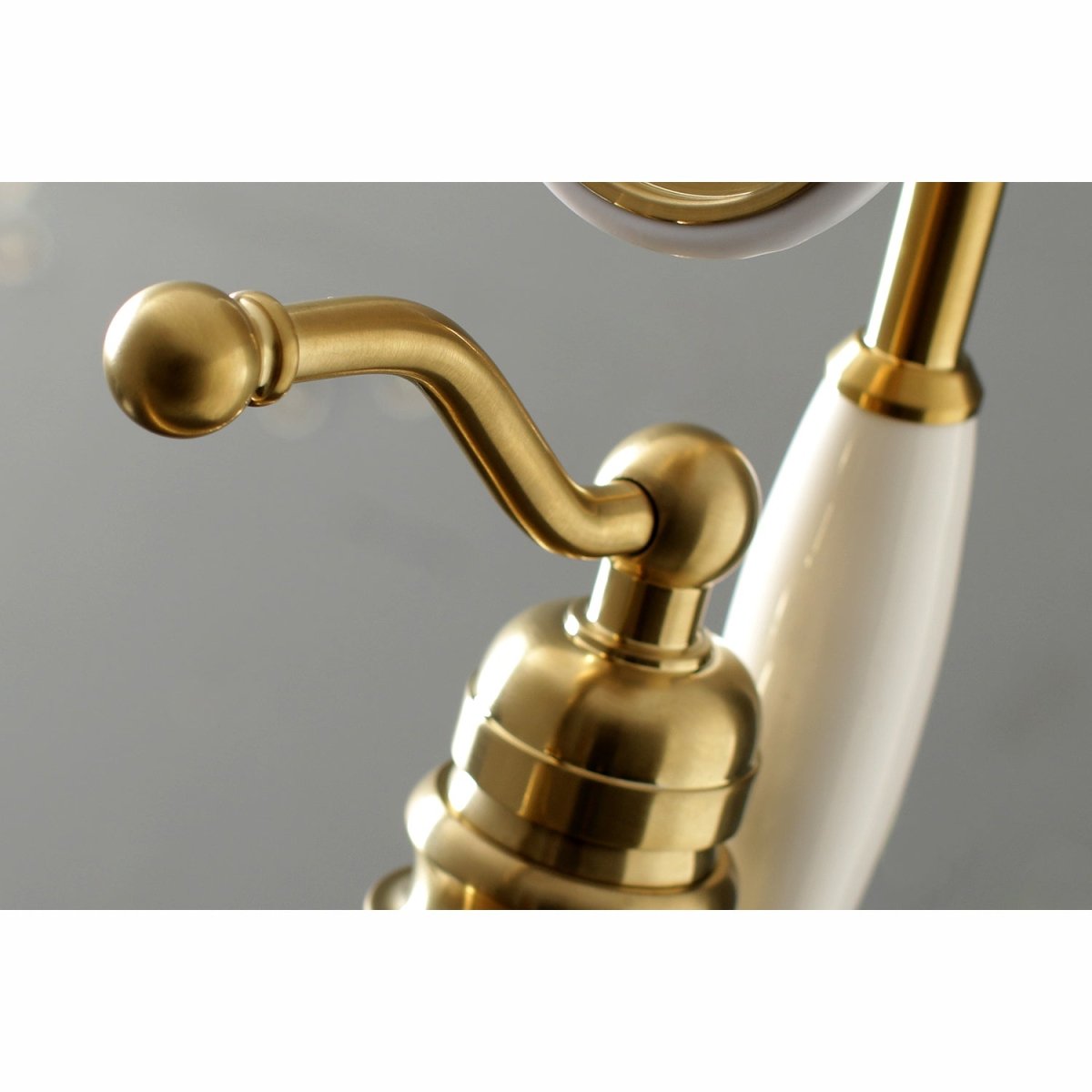 English Country Freestanding Tub Faucet With Hand Shower - BUILDMYPLACE