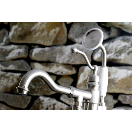 English Country Freestanding Tub Faucet With Hand Shower - BUILDMYPLACE