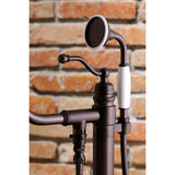 English Country Freestanding Tub Faucet With Hand Shower - BUILDMYPLACE