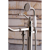 English Country Freestanding Tub Faucet With Hand Shower - BUILDMYPLACE