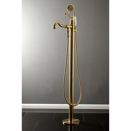 English Country Freestanding Tub Faucet With Hand Shower - BUILDMYPLACE