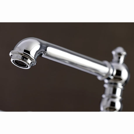 English Country Kitchen Faucet With Side Sprayer - BUILDMYPLACE