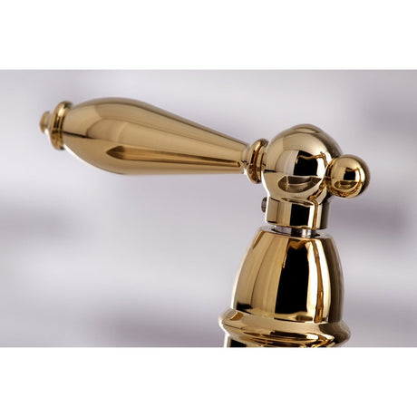 English Country Kitchen Faucet With Side Sprayer - BUILDMYPLACE