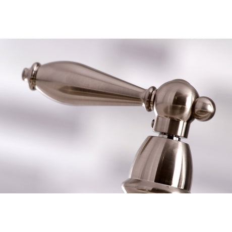 English Country Kitchen Faucet With Side Sprayer - BUILDMYPLACE