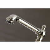 English Country Kitchen Faucet With Side Sprayer - BUILDMYPLACE