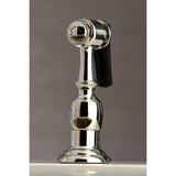 English Country Kitchen Faucet With Side Sprayer - BUILDMYPLACE