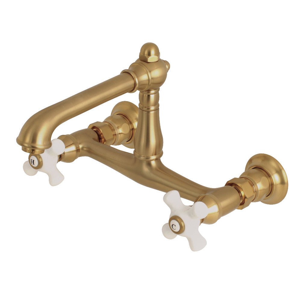 English Country Wall Mount Bathroom Faucet - BUILDMYPLACE