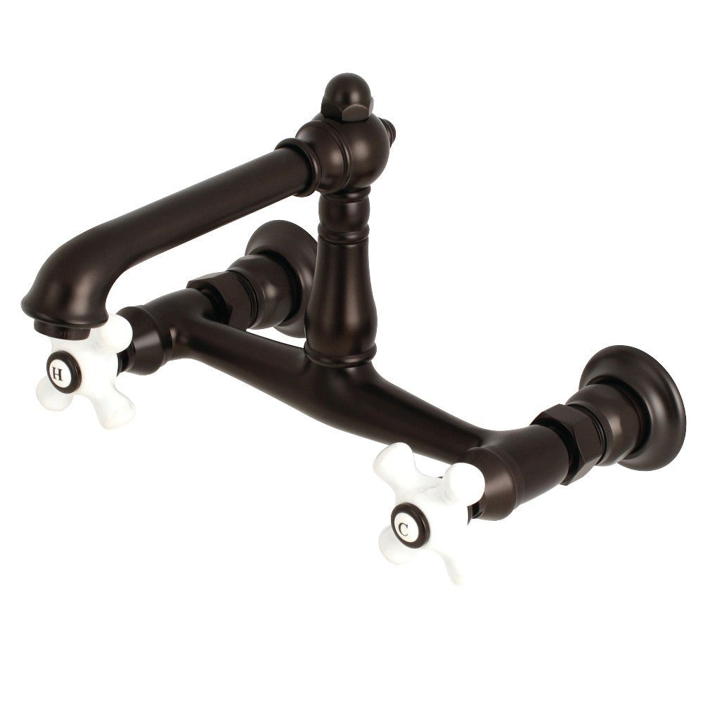 English Country Wall Mount Bathroom Faucet - BUILDMYPLACE