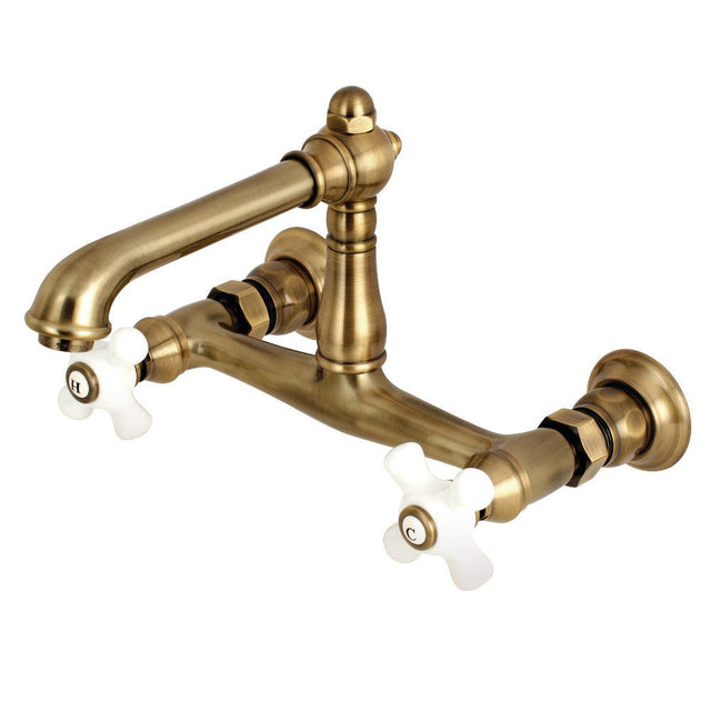 English Country Wall Mount Bathroom Faucet - BUILDMYPLACE