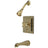 English Vintage Tub & Shower Faucet With Diverter - BUILDMYPLACE