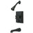 English Vintage Tub & Shower Faucet With Diverter - BUILDMYPLACE