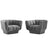 Entertain Vertical Channel Tufted Performance Velvet Armchair Set of 2 - BUILDMYPLACE