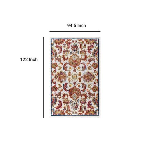 Entourage Azami Distressed Vintage Floral Lattice Area Rug - BUILDMYPLACE