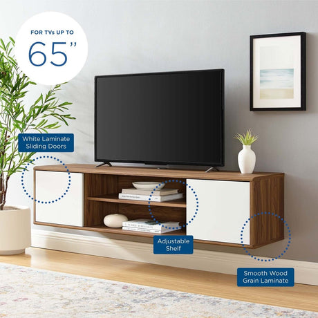 Envision 60" Wall Mount TV Stand - BUILDMYPLACE