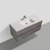 Eshburn Luxury Floating / Wall Mounted Bathroom Vanity With Acrylic Sink - BUILDMYPLACE