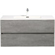 Eshburn Luxury Floating / Wall Mounted Bathroom Vanity With Acrylic Sink - BUILDMYPLACE