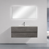 Eshburn Luxury Floating / Wall Mounted Bathroom Vanity With Acrylic Sink - BUILDMYPLACE