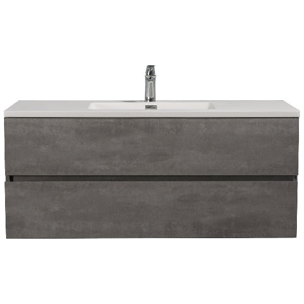 Eshburn Luxury Floating / Wall Mounted Bathroom Vanity With Acrylic Sink - BUILDMYPLACE