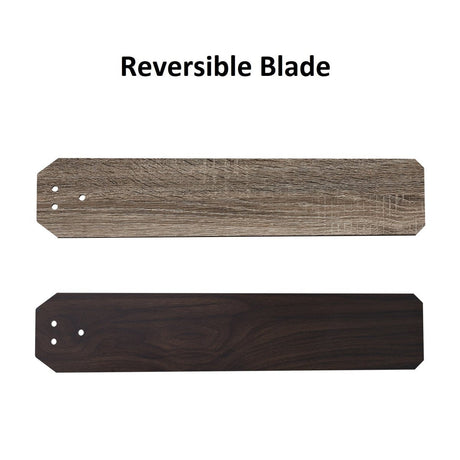 ESPEAR 52 inch 5 - Blade Smart Ceiling Fan with LED Light & Remote - LEDMyPlace