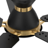 ESPEAR 52 inch Flush Mount 5 - Blade Smart Ceiling Fan with LED Light & Remote - LEDMyPlace