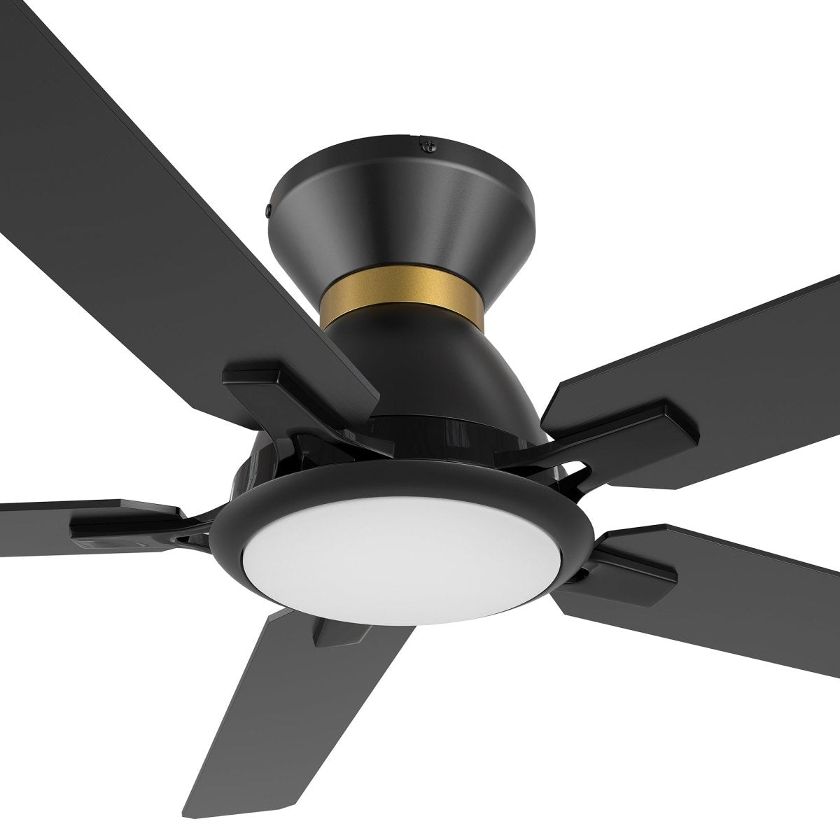 ESPEAR 52 inch Flush Mount 5 - Blade Smart Ceiling Fan with LED Light & Remote - LEDMyPlace