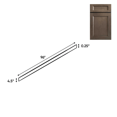 Essence Cemento - Toe Kick - 4.5"W x 96"H x 0.25"D - BUILDMYPLACE