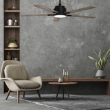 Essex 52'' Best Smart Ceiling Fan with Remote, Light Kit Included, Works with Google Assistant and Amazon Alexa,Siri Shortcut - LEDMyPlace