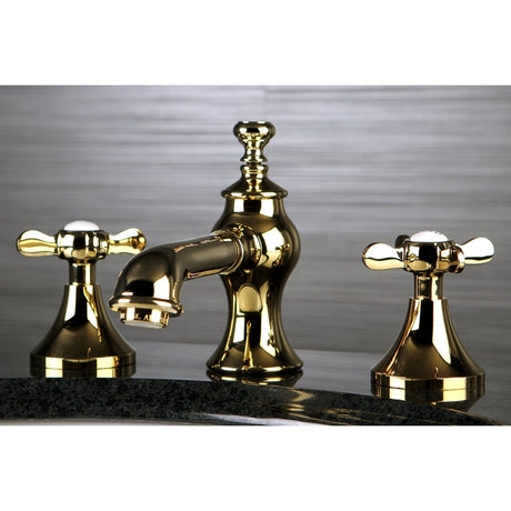 Essex 8" Deck Mount Widespread Bathroom Faucet - BUILDMYPLACE