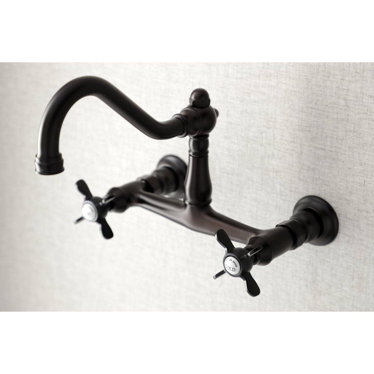 Essex 8 Inch Center Wall Mount Bathroom Faucet - BUILDMYPLACE